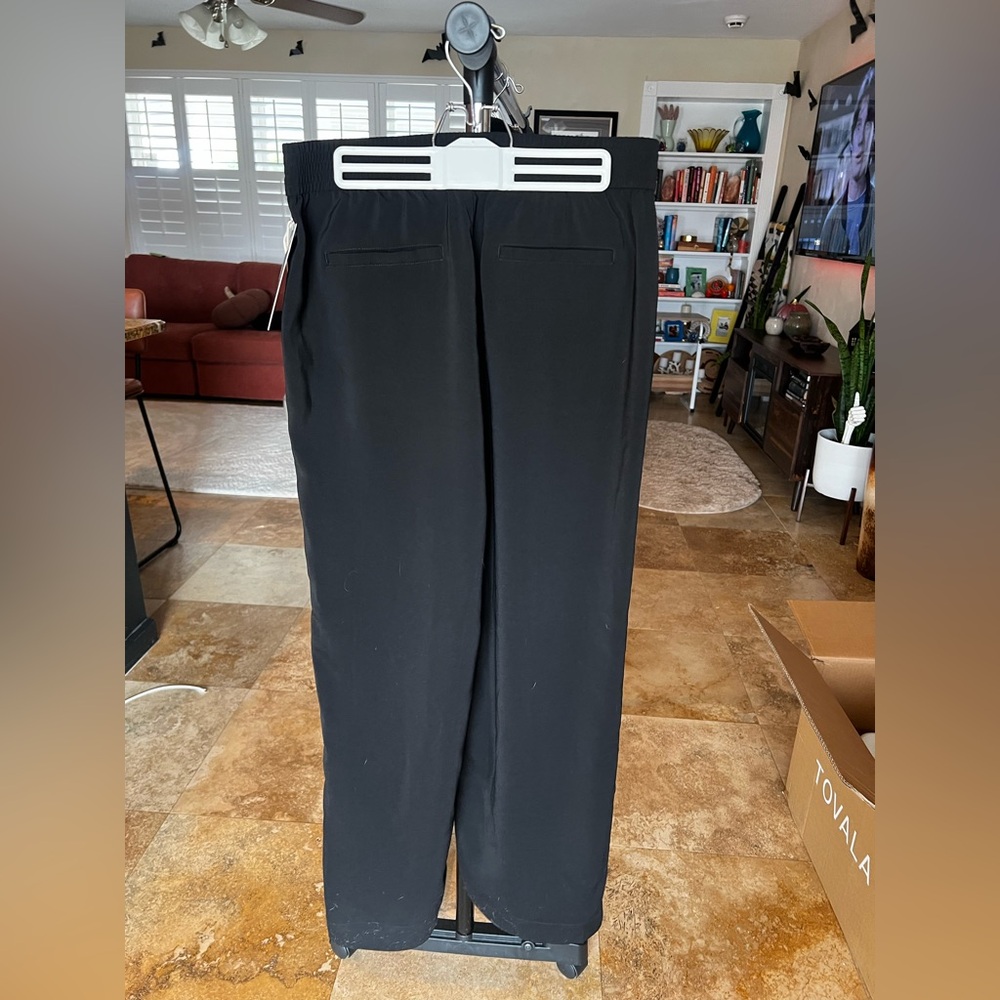 Matty M Womens Classic Black Dress Pants